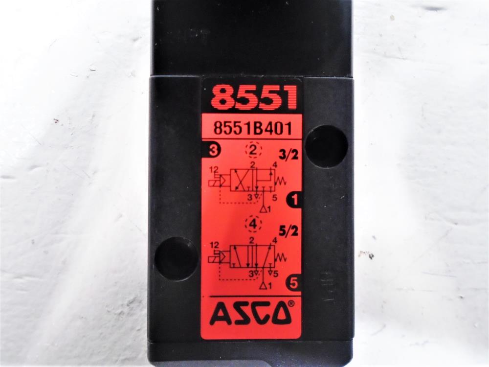 ASCO Red Hat II 1/4" Solenoid Valve,  8551B401, SC8551G301